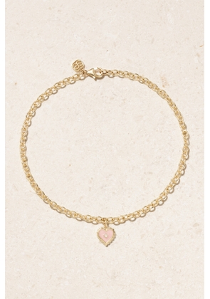Sydney Evan - 14-karat Gold, Enamel And Diamond Bracelet - One size