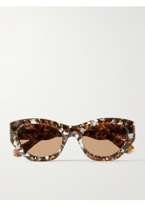 Chloé - + Net Sustain Gayia Cat-eye Tortoiseshell Recycled-acetate Sunglasses - Brown - One size
