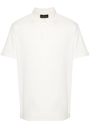 Roberto Collina jersey polo shirt - White