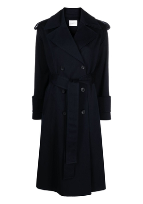 Claudie Pierlot double-breasted trench coat - Blue
