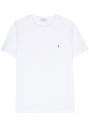 DONDUP logo-appliqué cotton T-shirt - White