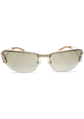 Christian Dior Pre-Owned 1990-2000s Diorly sunglasses - Gold
