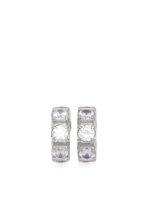 Jil Sander crystal-embellished ear cuff set - Grey