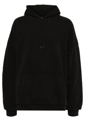 Yeezy drawstring cotton hoodie - Black