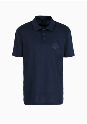 OFFICIAL STORE Short-sleeved Polo Shirt In Cotton Interlock