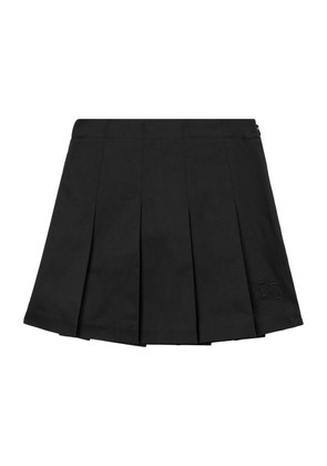 Burberry Kids Cotton Ekd Pleated Skirt (3-14 Years)