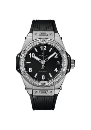 Hublot Stainless Steel And Diamond Big Bang One Click Watch 39Mm
