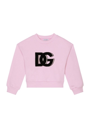 Dolce & Gabbana Kids Cotton Sweatshirt (8-14 Years)