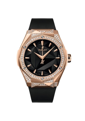 Hublot King Gold And Diamond Classic Fusion Orlinski Watch 40Mm