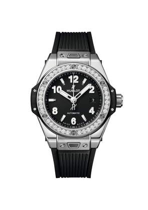 Hublot Stainless Steel And Diamond Big Bang One Click Watch 33Mm