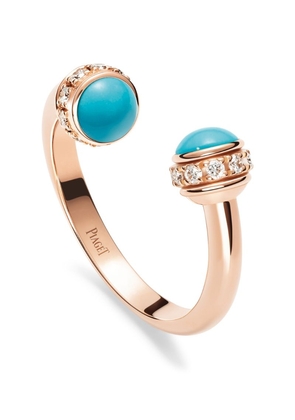 Piaget Rose Gold, Diamond And Turquoise Possession Ring