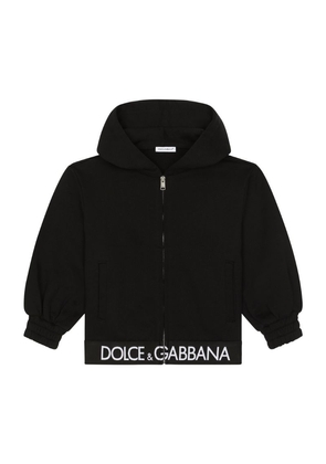 Dolce & Gabbana Kids Logo Zip-Up Hoodie (2-6 Years)