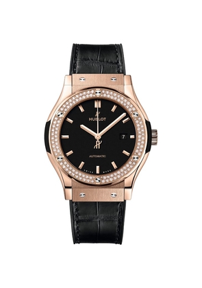 Hublot King Gold And Diamond Classic Fusion Watch 42Mm