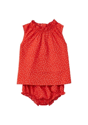 Caramel Cotton Alberta Top And Bloomers Set (3-8 Years)