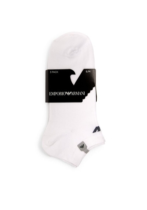 Emporio Armani Eagle Trainer Socks (Pack Of 3)