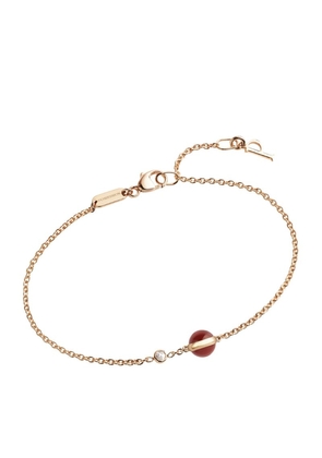Piaget Rose Gold, Diamond And Carnelian Possession Bracelet