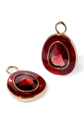 Annoushka Yellow Gold And Garnet Sweetie Earring Drops