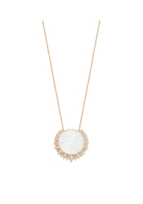 Piaget Rose Gold, Diamond And Mother-Of-Pearl Sunlight Pendant Necklace