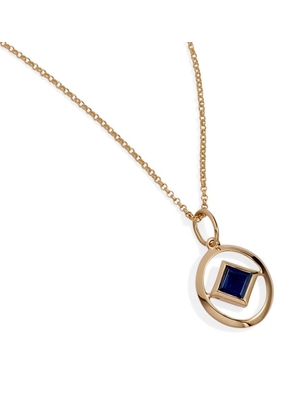 Annoushka Yellow Gold And Sapphire Birthstone Necklace