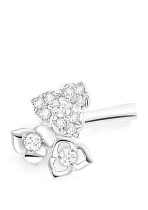 Piaget White Gold And Diamond Rose Ear Clip