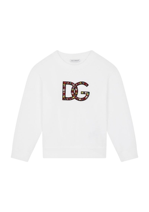 Dolce & Gabbana Kids Cotton Logo Sweatshirt (2-6 Years)