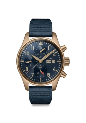 Iwc Schaffhausen Bronze Pilot'S Chronograph Watch 41Mm