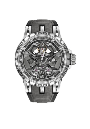 Roger Dubuis Titanium Excalibur Spider Huracan Watch 45Mm