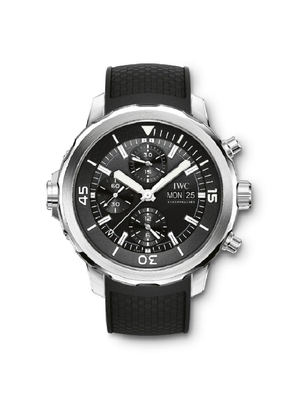 Iwc Schaffhausen Stainless Steel Aquatimer Chronograph Watch 44Mm