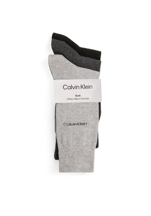 Calvin Klein Logo Socks (Pack Of 3)