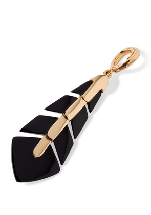 Annoushka Yellow Gold And Black Onyx Flight Feather Charm