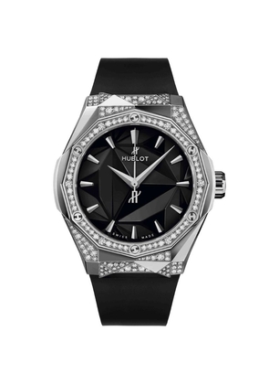 Hublot Titanium And Diamond Classic Fusion Orlinski Watch 40Mm