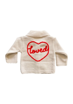 Paint My Dreams Embroidered Loved Cardigan (0-12 Months)