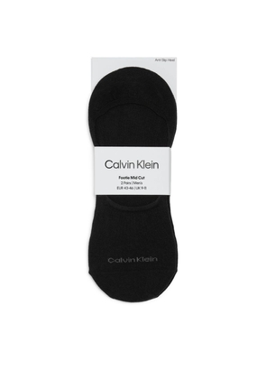 Calvin Klein Mid Cut Footie (2 Pack)