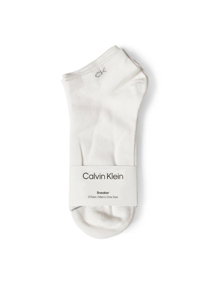 Calvin Klein Logo Sneaker Socks (Pack Of 3)
