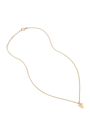 Annoushka Yellow Gold And Diamond Flight Arrow Necklace