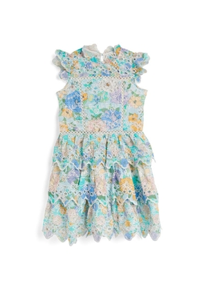 Marlo Embroidered Azure Dress (3-16 Years)
