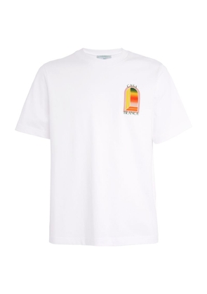 Casablanca Cotton Arch-Logo T-Shirt
