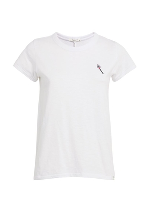rag & bone Matchstick-Embroidered T-Shirt