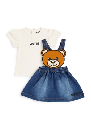 Moschino Kids Teddy Bear T-Shirt And Skirt Set (3-36 Months)