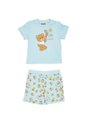 Moschino Kids Teddy Bear T-Shirt And Shorts Set (3-36 Months)
