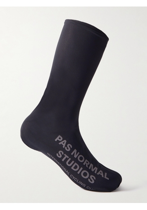 Pas Normal Studios - Light Logo-Print Stretch-Jersey Overshoes - Men - Black - S