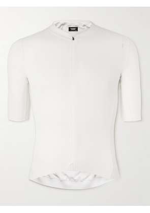 Pas Normal Studios - Solitude Logo-Print Stretch-Mesh Cycling Jersey - Men - White - S