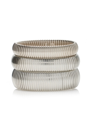 Ben-Amun - Exclusive Set-of-Three Cobra Silver Bracelets - Silver - OS - Moda Operandi - Gifts For Her