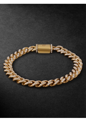 Greg Yuna - Baby Gold Diamond Cuban Bracelet - Men - Gold - 17
