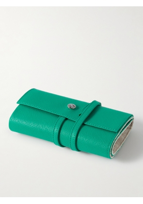 Rapport London - Via Range Cross-Grain Leather Watch Roll - Men - Green