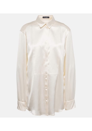 Dolce&Gabbana Paneled silk shirt