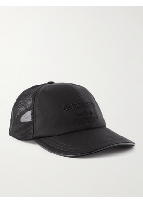 Burberry - Logo-Embroidered Cotton-Twill and Mesh Baseball Cap - Men - Black - M