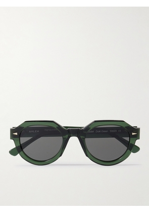 AHLEM - Marcadet Hexagonal-Frame Acetate Sunglasses - Men - Green