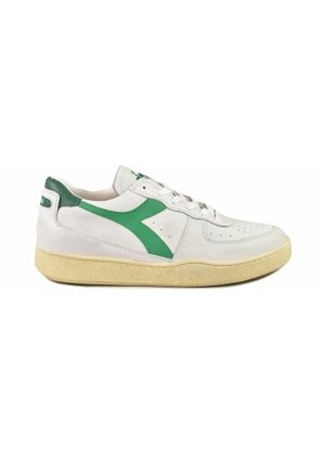 Men's White / Green Sneakers