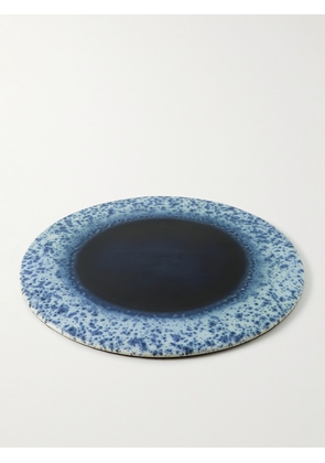 L'Objet - Terra 37cm Porcelain Charger Plate - Men - Blue